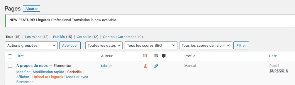 lingotek et polylang
