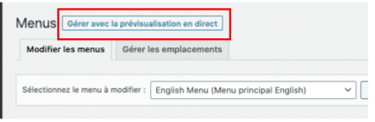 traduire menu avec polylang