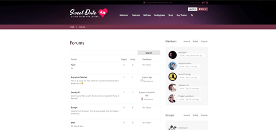 Sweet Date How To Setup Your Own Forum Using WordPress