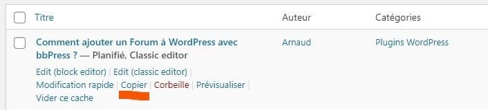 Option Copie Jetpack