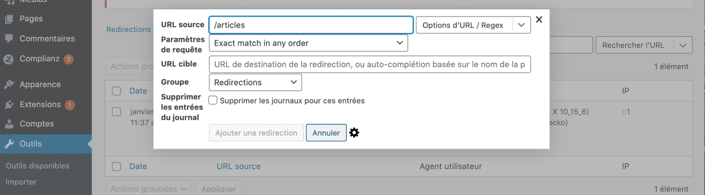 14. Redirection Erreur 404