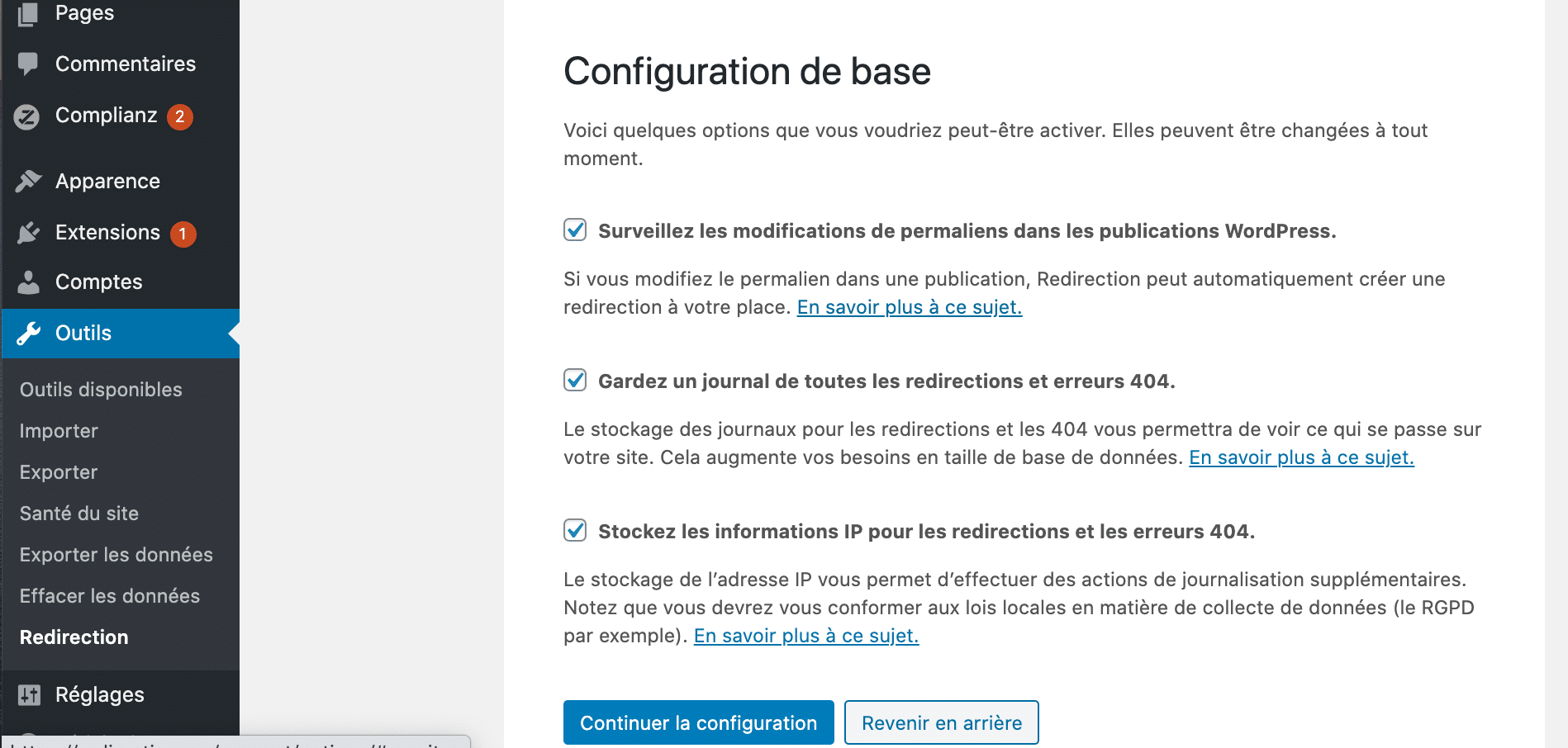 5; Configuration De Base