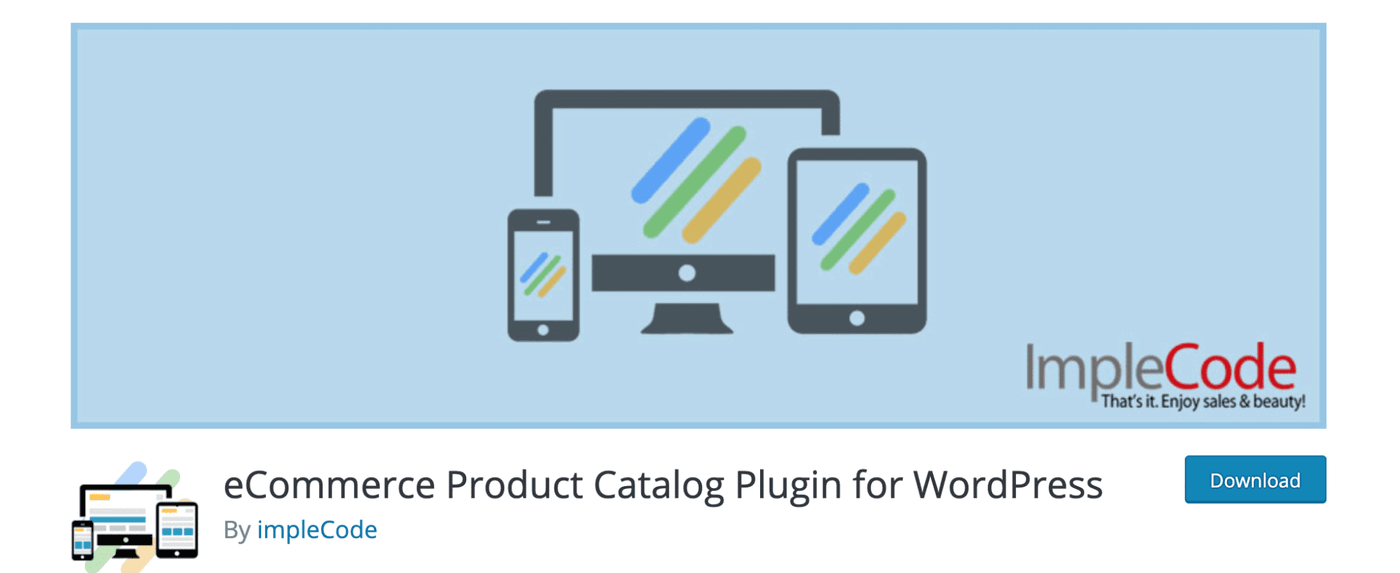 Ecommerce Product Catalog