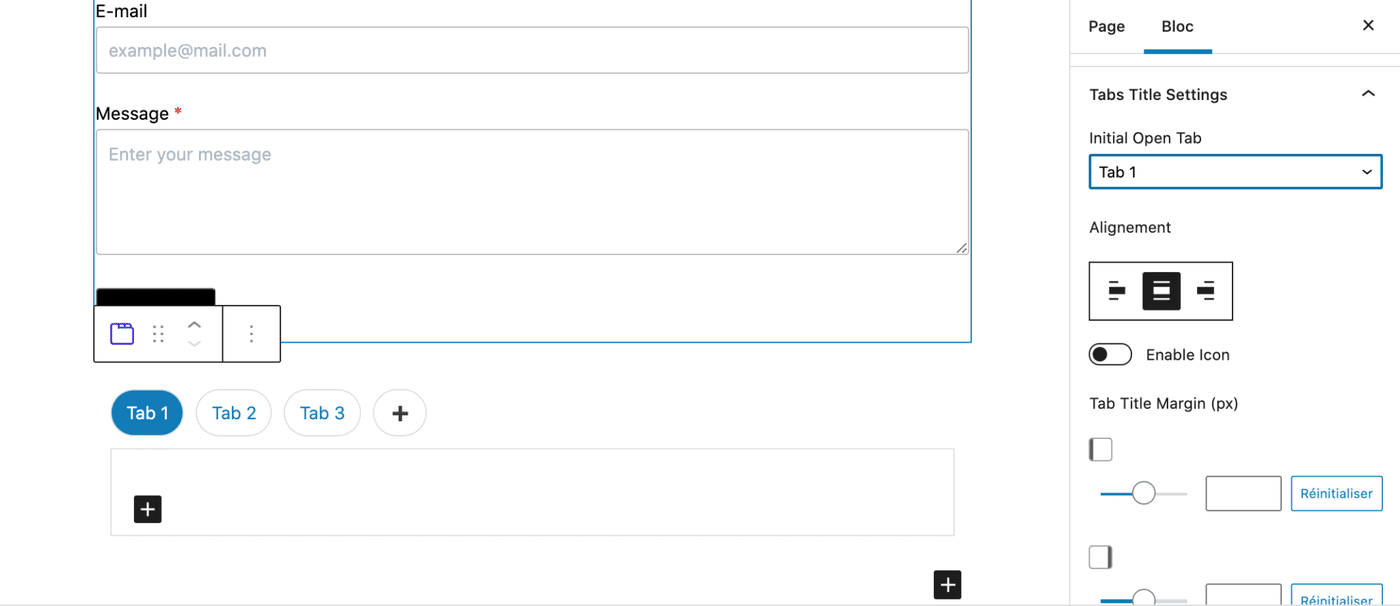 15 tabs title settings