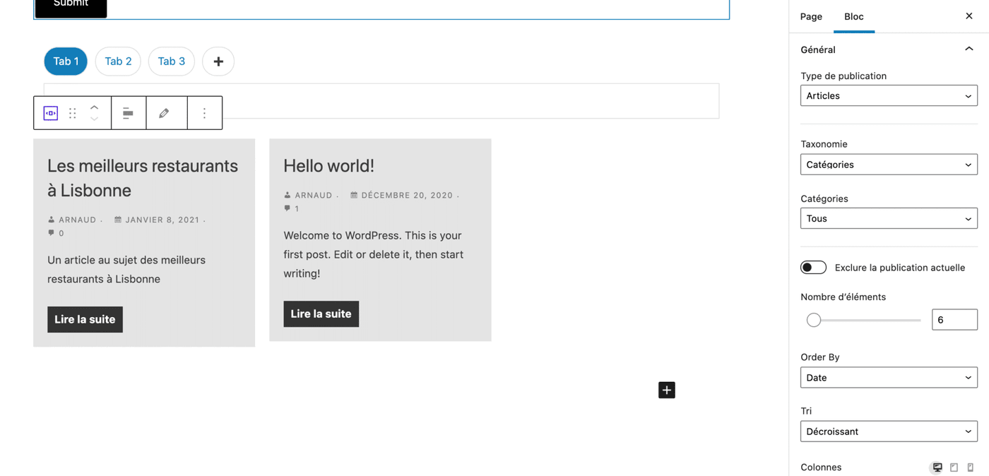 16 publications carrousel