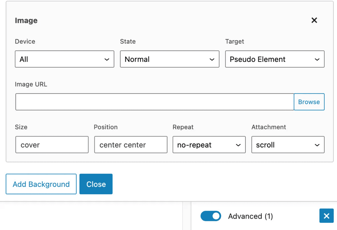 18 advanced background