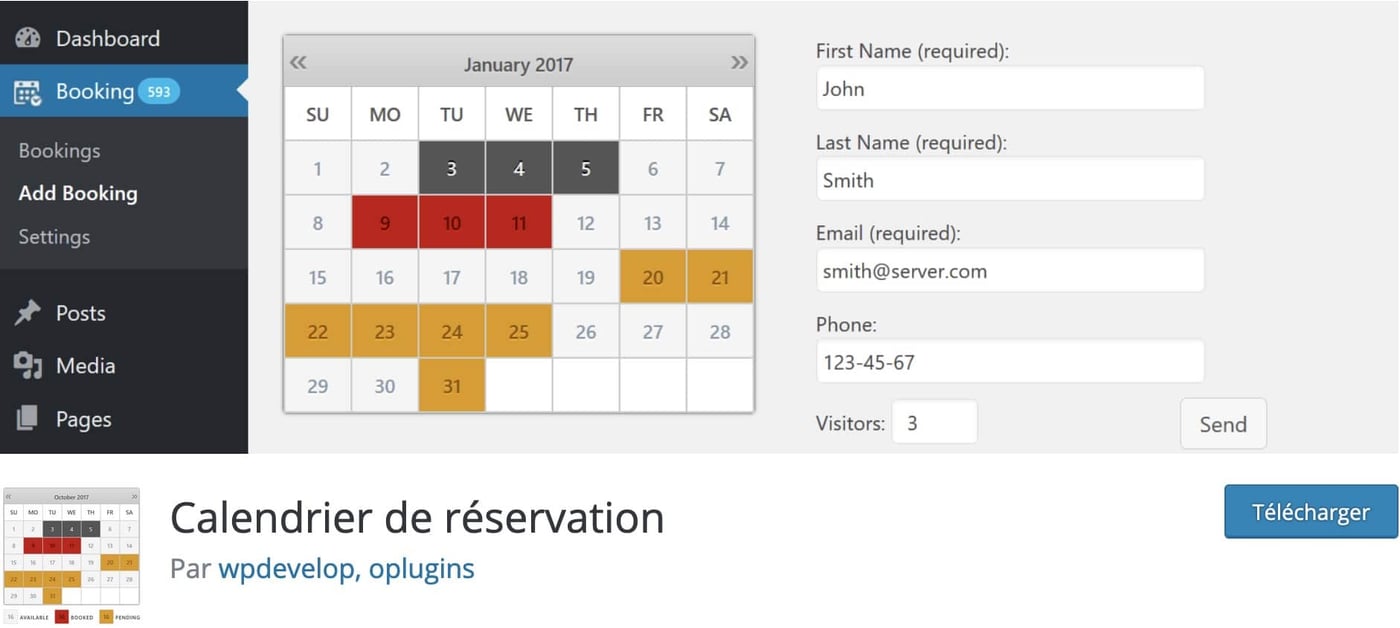 calendriers wordpress meilleurs plugins 7