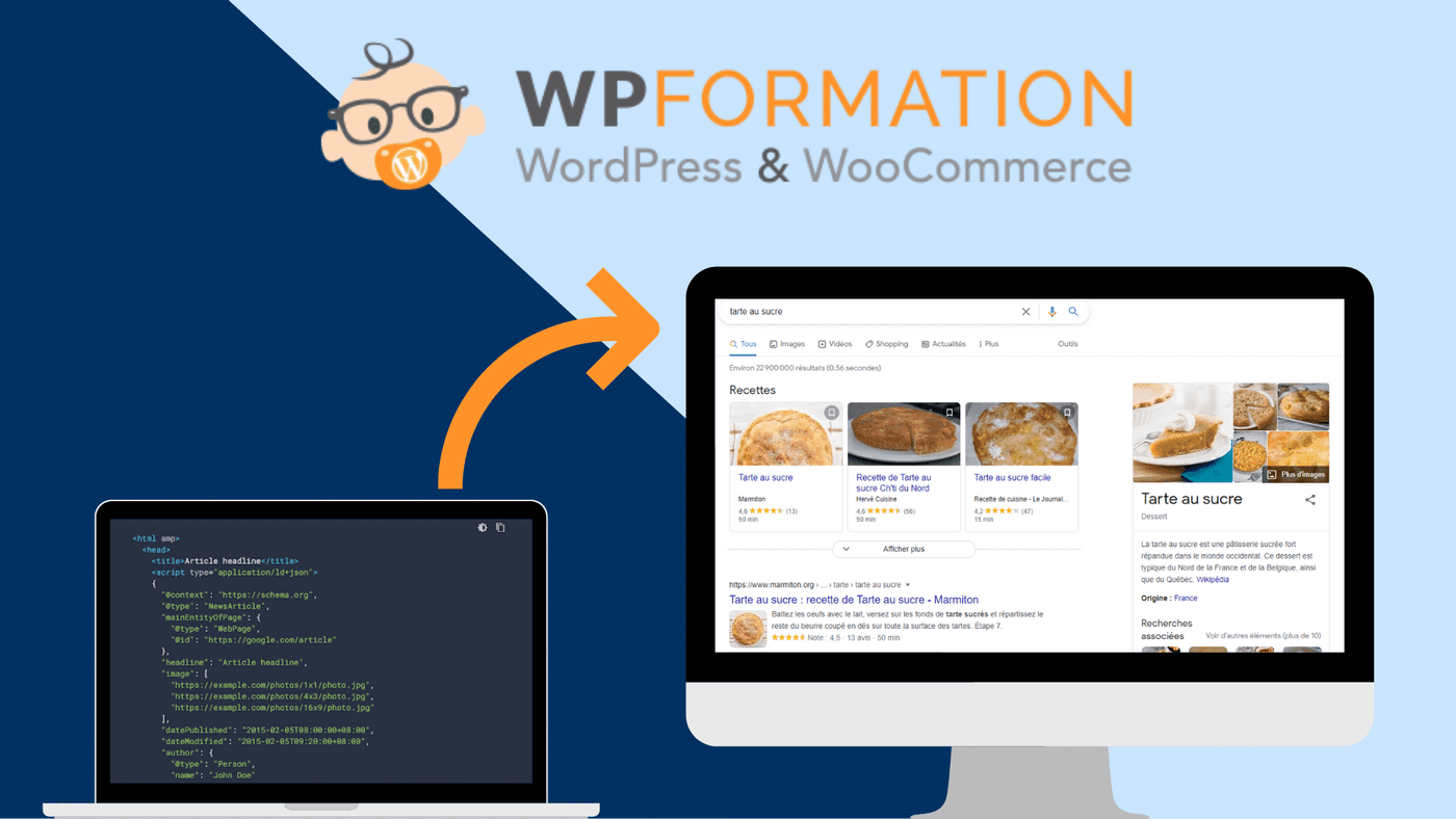 donnees structurees resultats enrichis wordpress