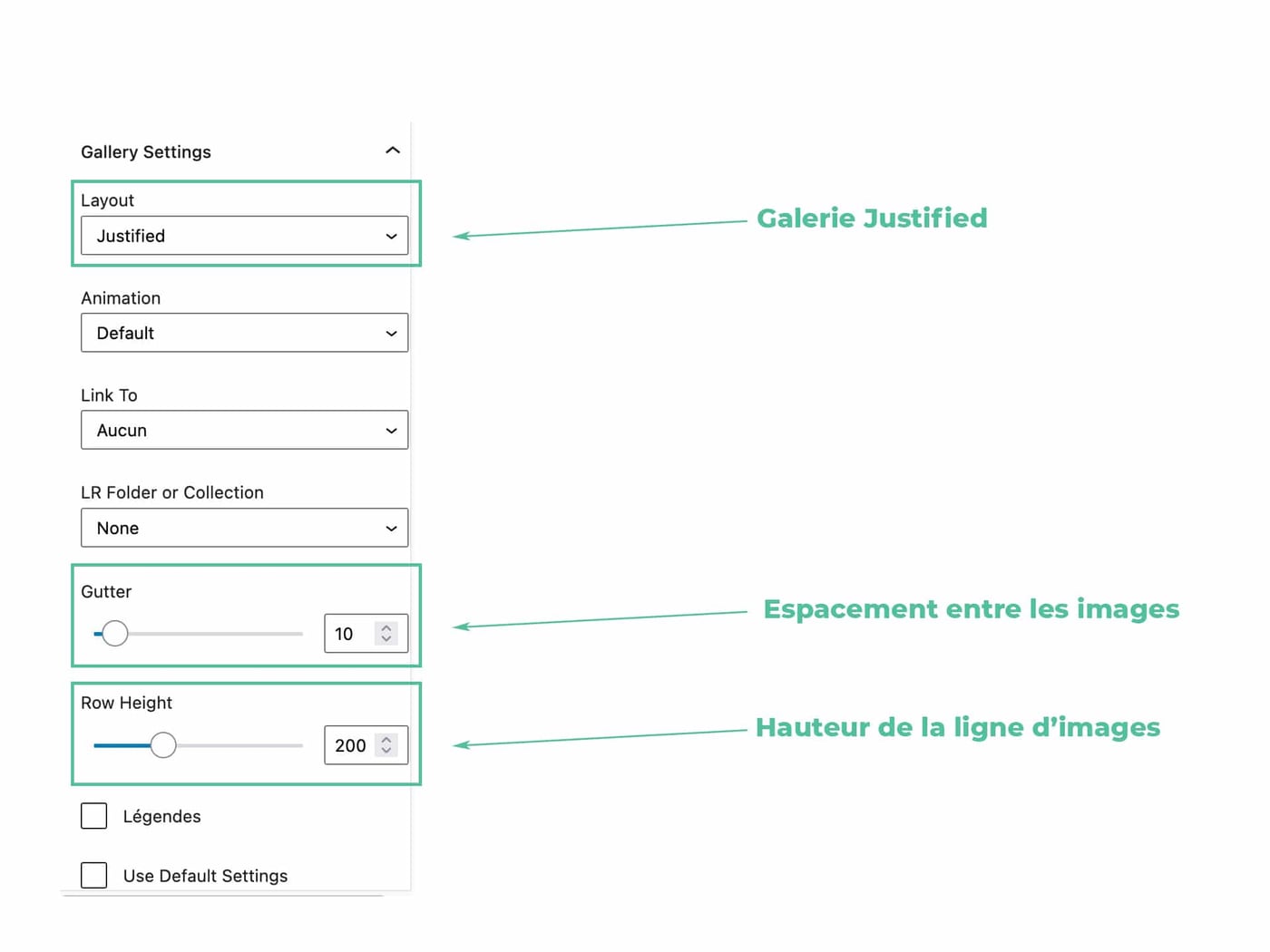 plugin galerie photo wordpress meow gallery justified