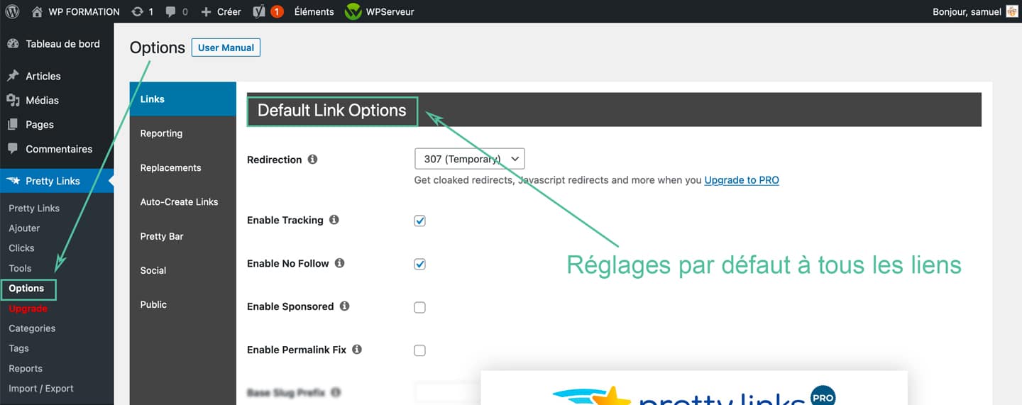 pretty links plugin wordpress 12