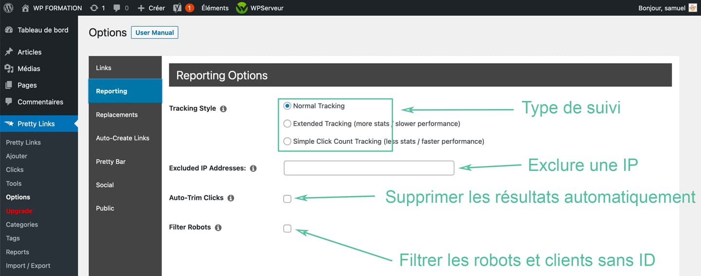pretty links plugin wordpress 14