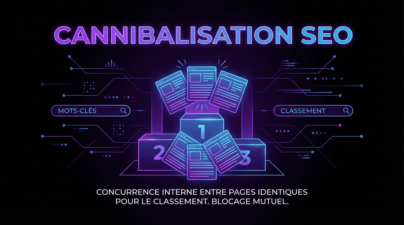 Cannibalisation SEO : concurrence interne entre pages identiques pour le classement