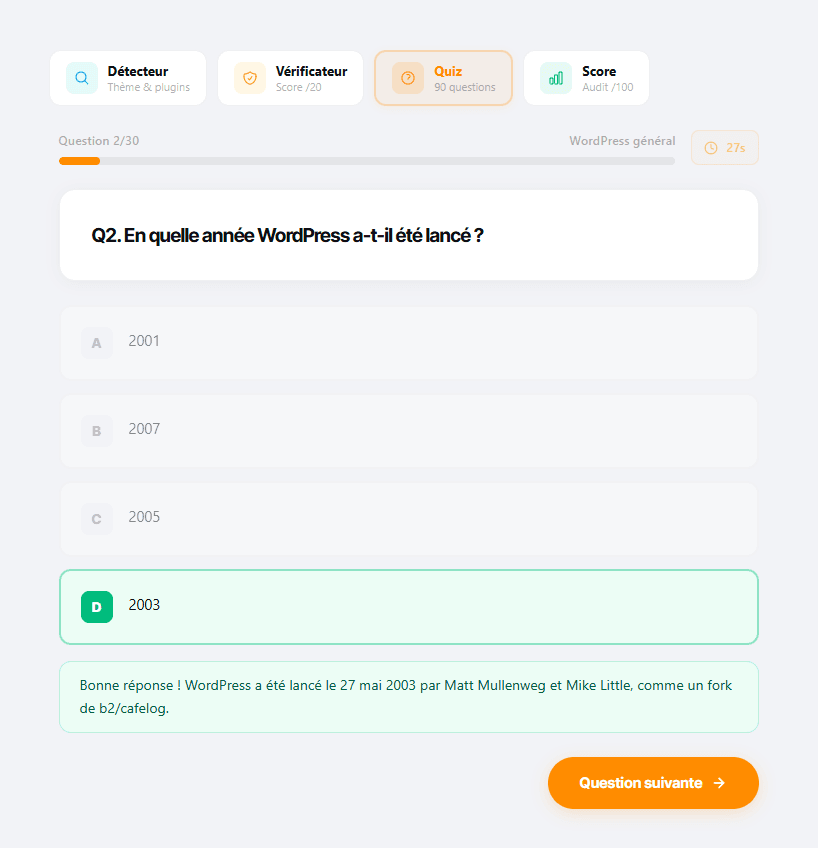 Quiz WordPress : 90 questions pour montrer que tu connais vraiment WordPress