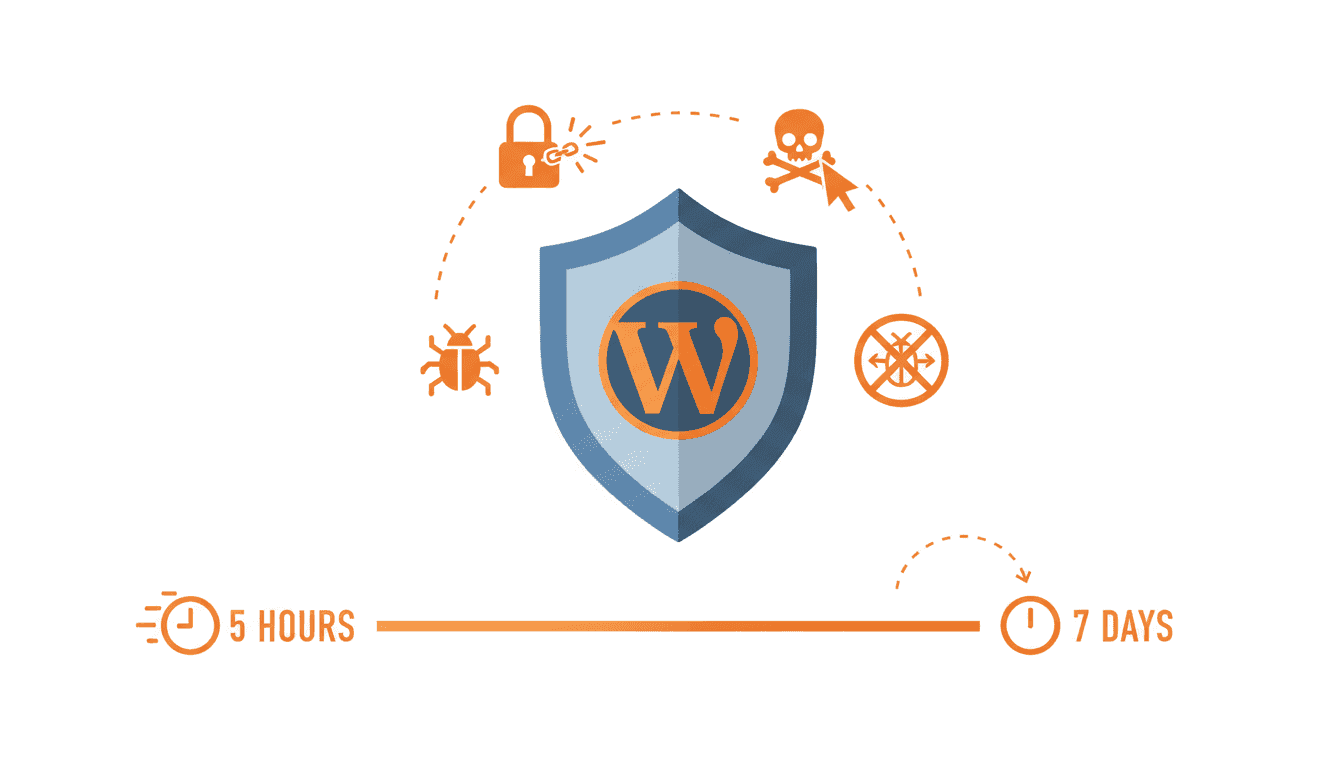 Timeline d'exploitation des failles WordPress : de 5 heures à 7 jours