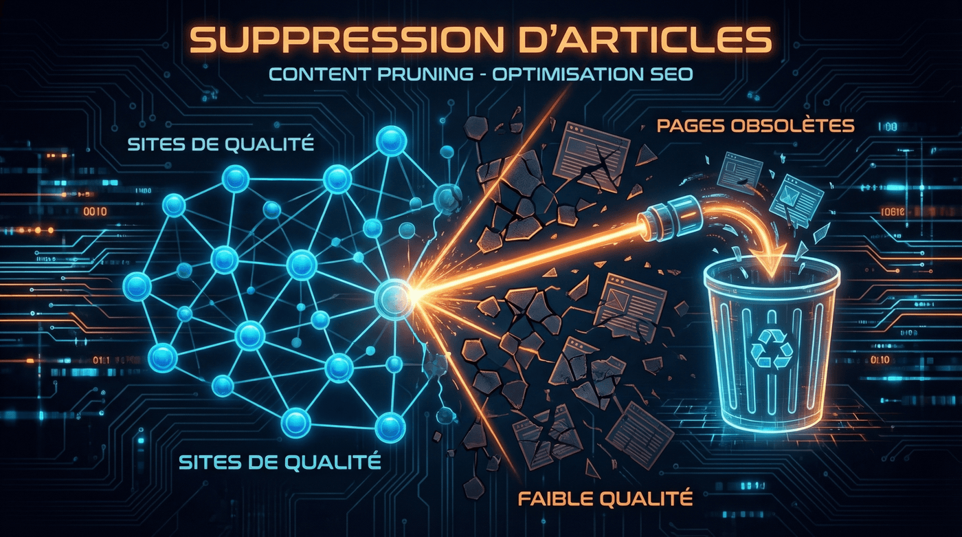 Suppression d'articles WordPress : content pruning pour optimisation SEO