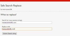 safe-search-replace Remplacez les URL de votre base de données