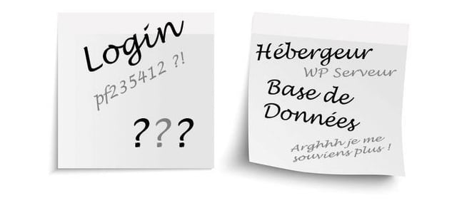 login-mdp-bdd-WordPress