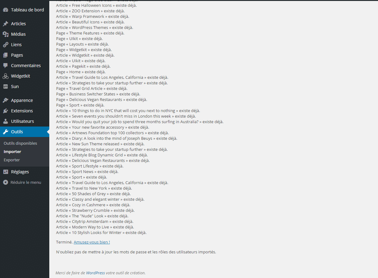 migration wordpress.com exporter