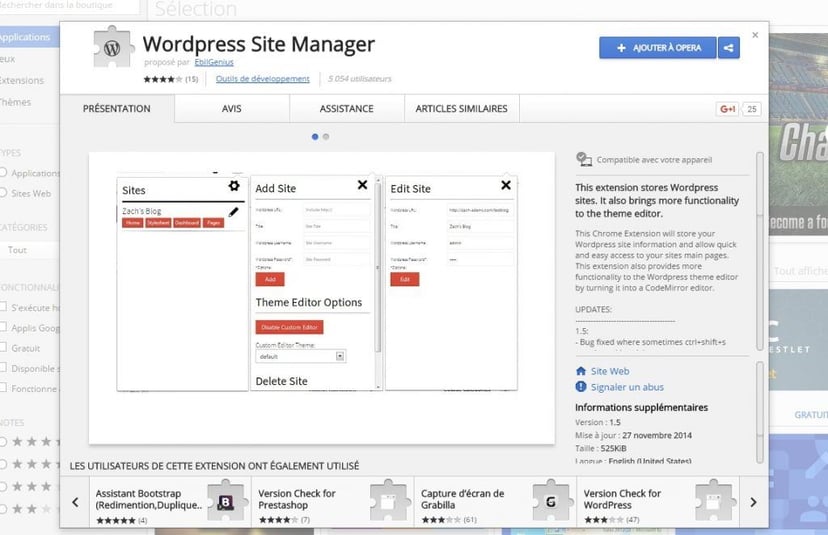 wordpress site manager