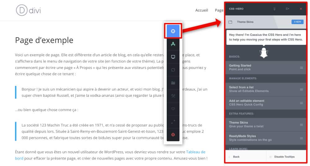 Inspecteur CSS Hero - 1