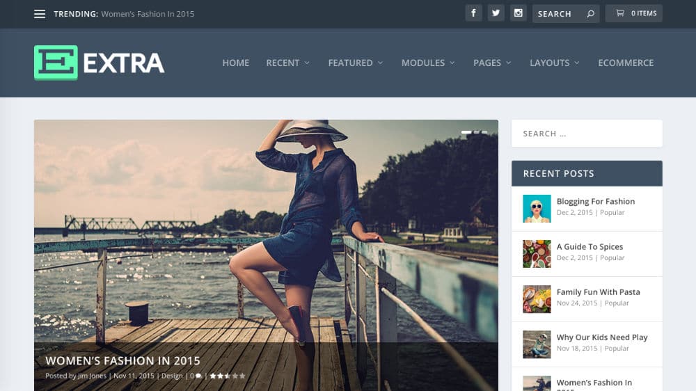 Extra - thème magazine