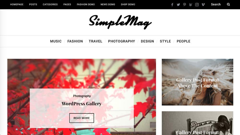 Simplemag - thème magazine wordpress