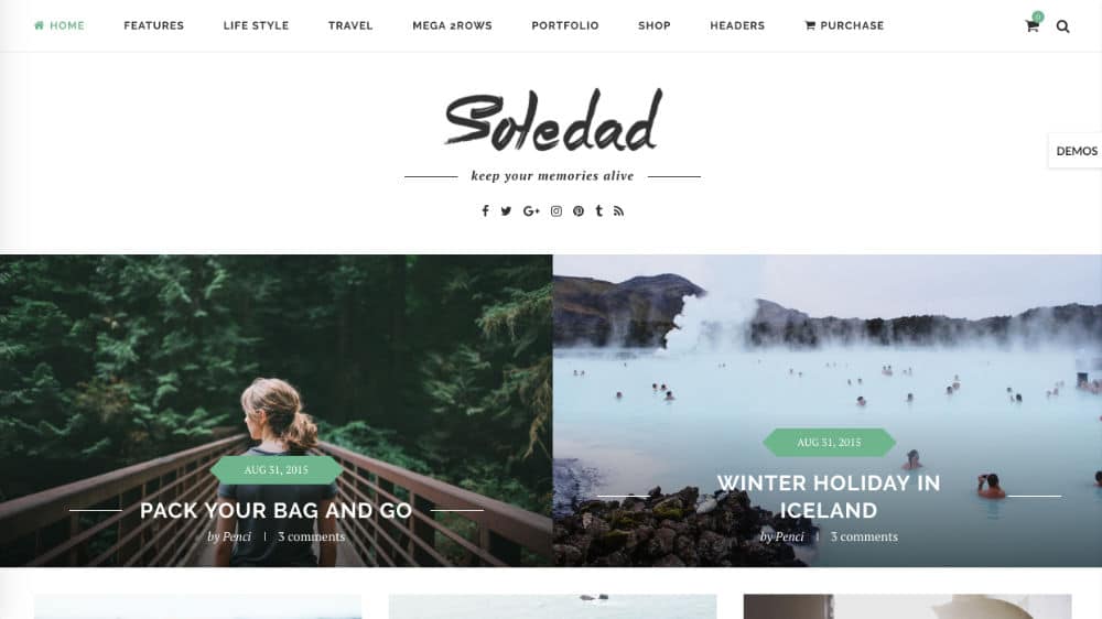 Soledad - thème magazine