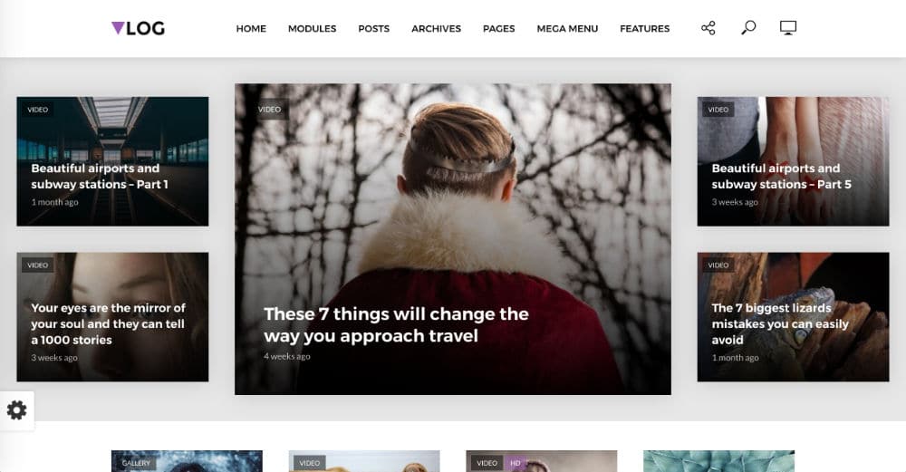 Vlog - thème magazine WordPress