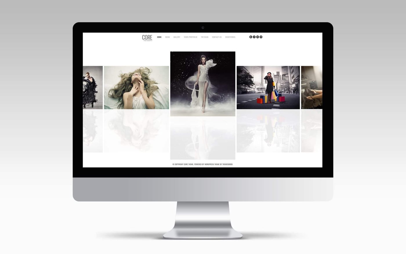 core thème wordpress photographe