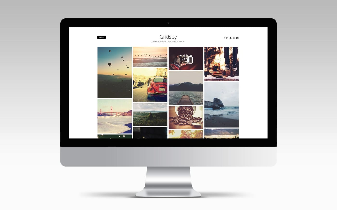 gridsby thème wordpress photographe