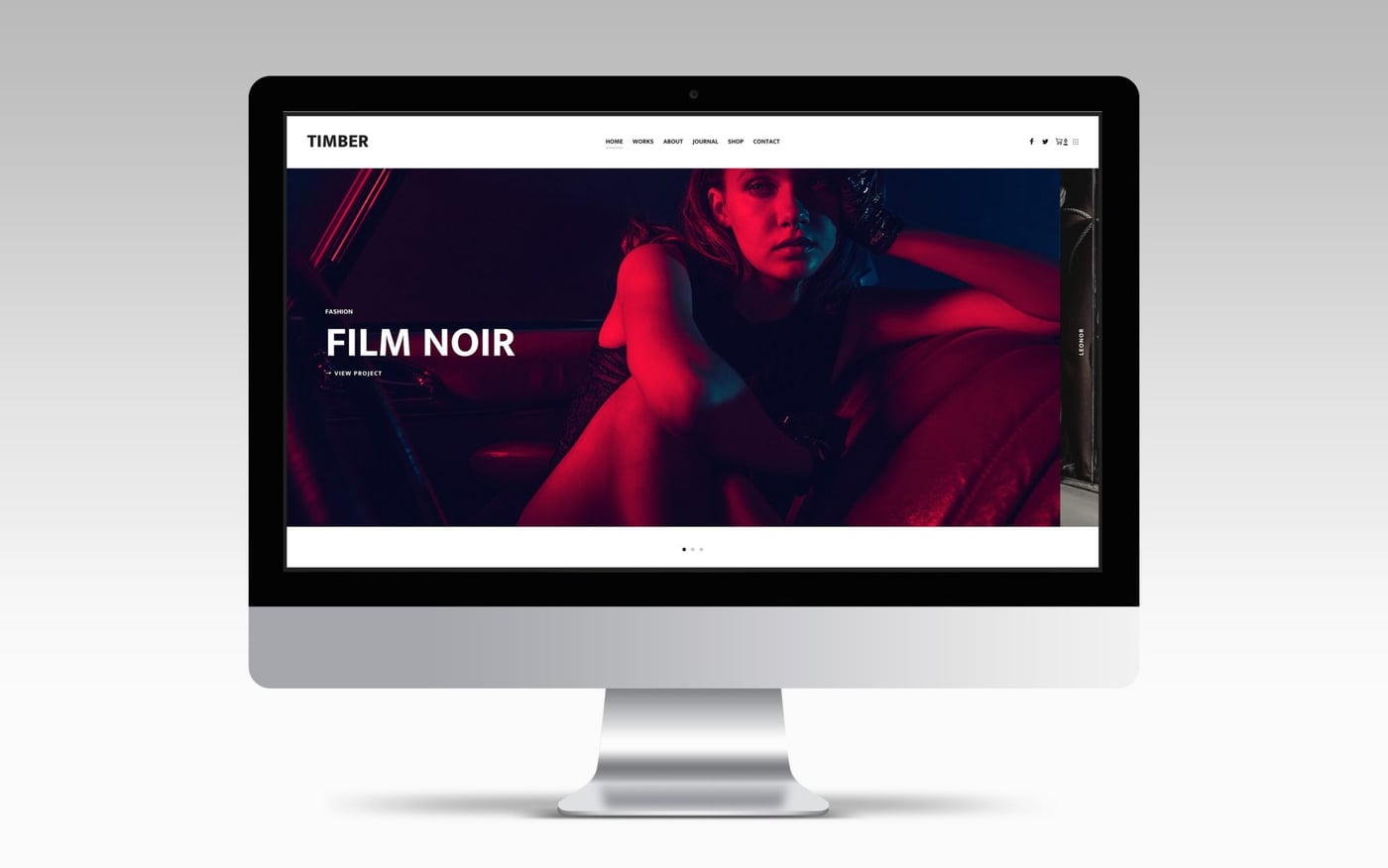 timber thème wordpress photographe