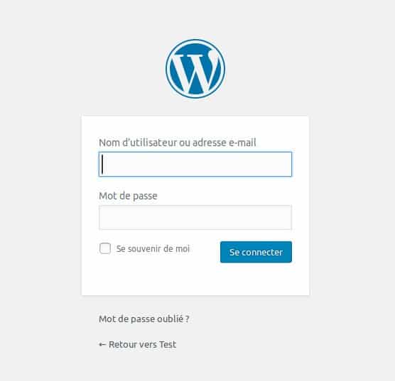La grande FAQ WordPress - Image 7 Mot de passe perdu