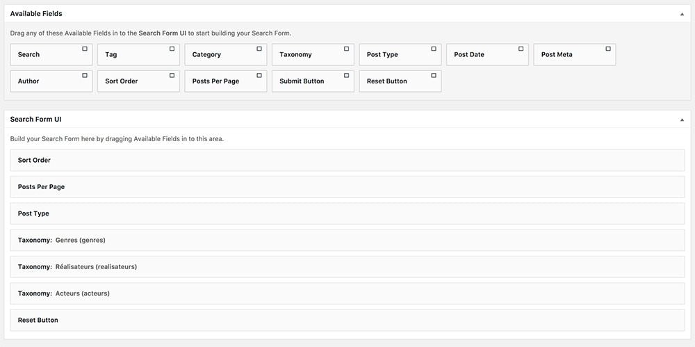 search & filter search form ui