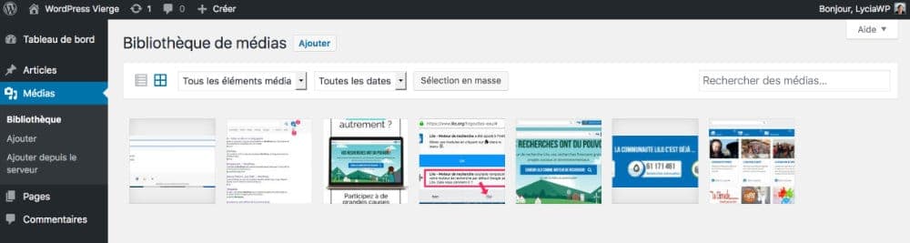 les images sont visibles