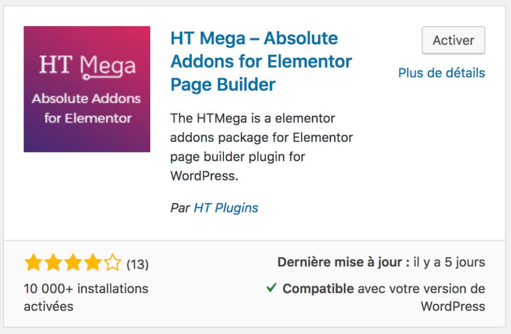 HT Mega - Elementor Addons