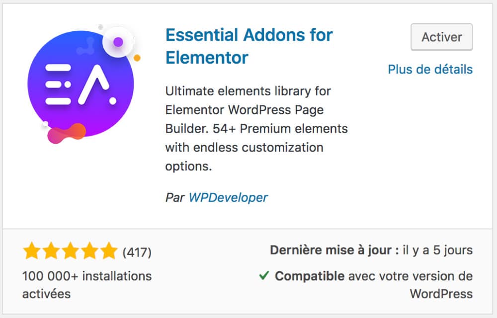 Essential addons for Elementor
