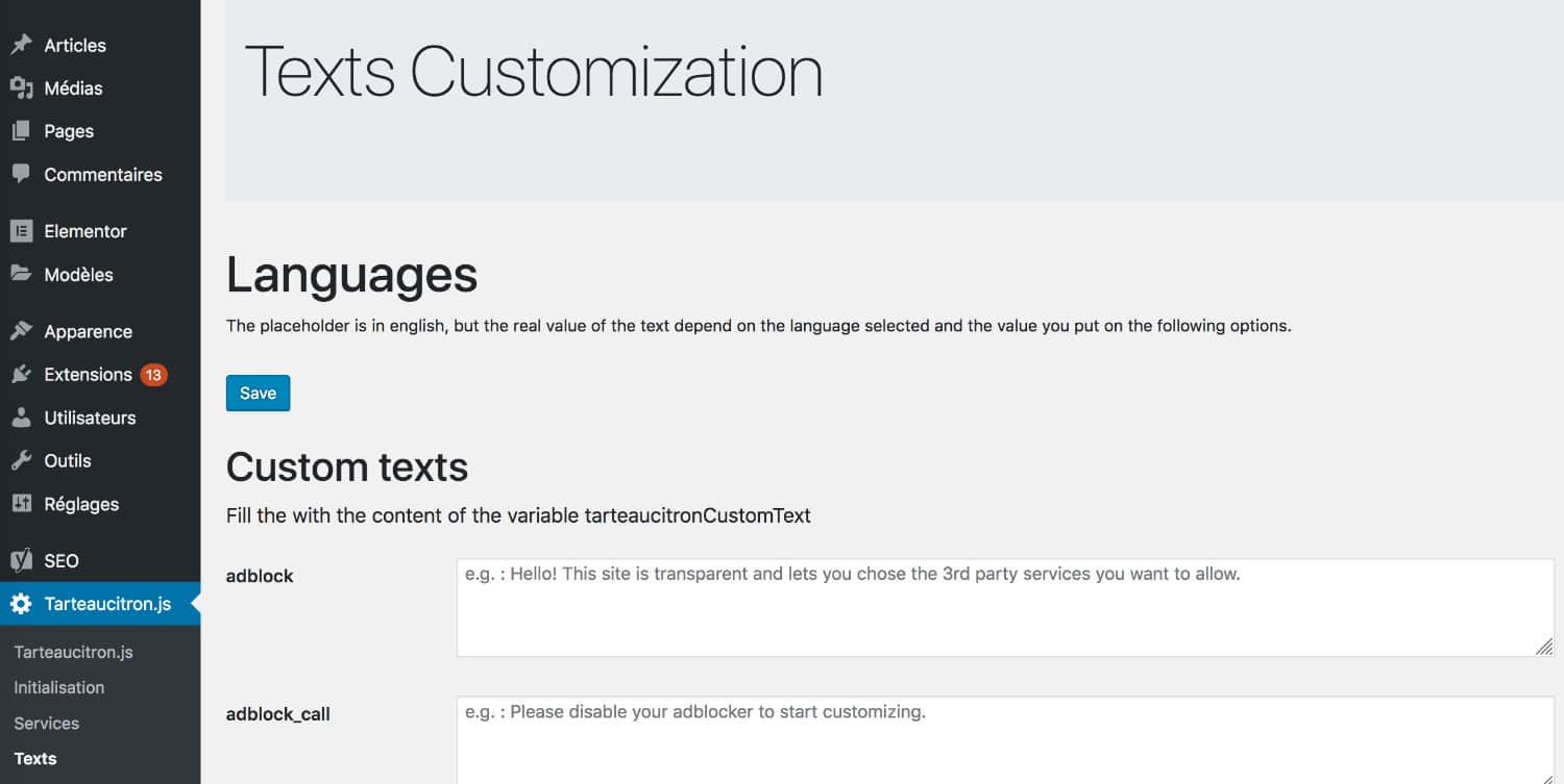 tartecitron self hosted