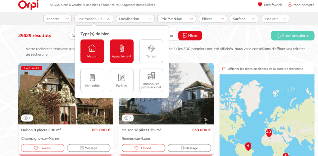 site annuaire orpi wpformation