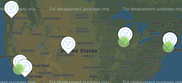 Site annuaire wpformation, vue carte