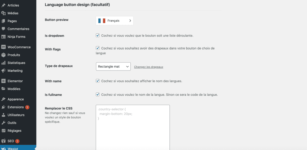 traduire weglot wordpress weglot bouton de langue