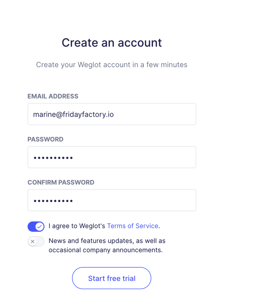 Tutoriel Weglot WPFormation prix par an creer un compte