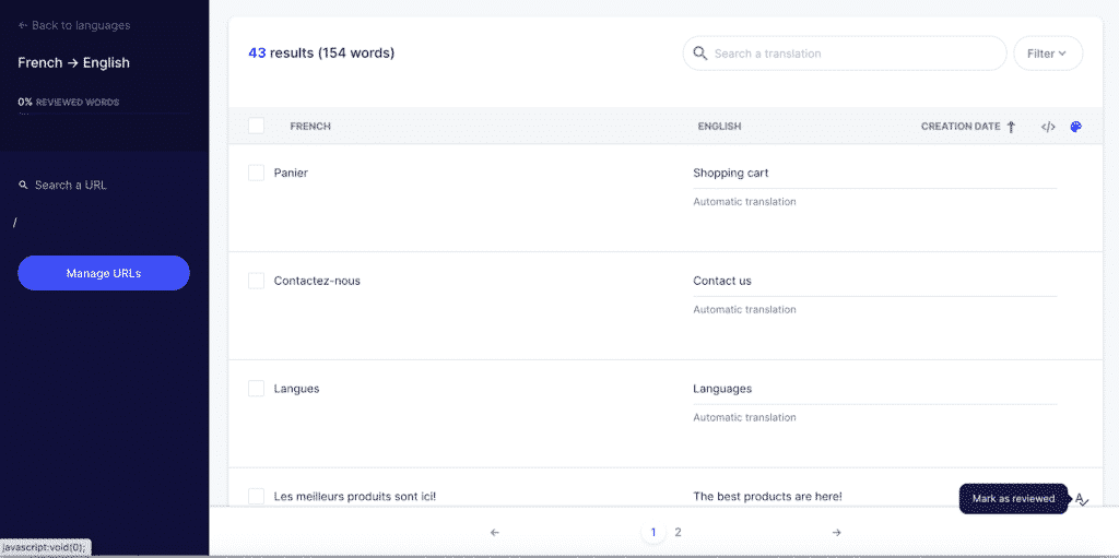 Tutoriel Weglot WPFormation editer les mots