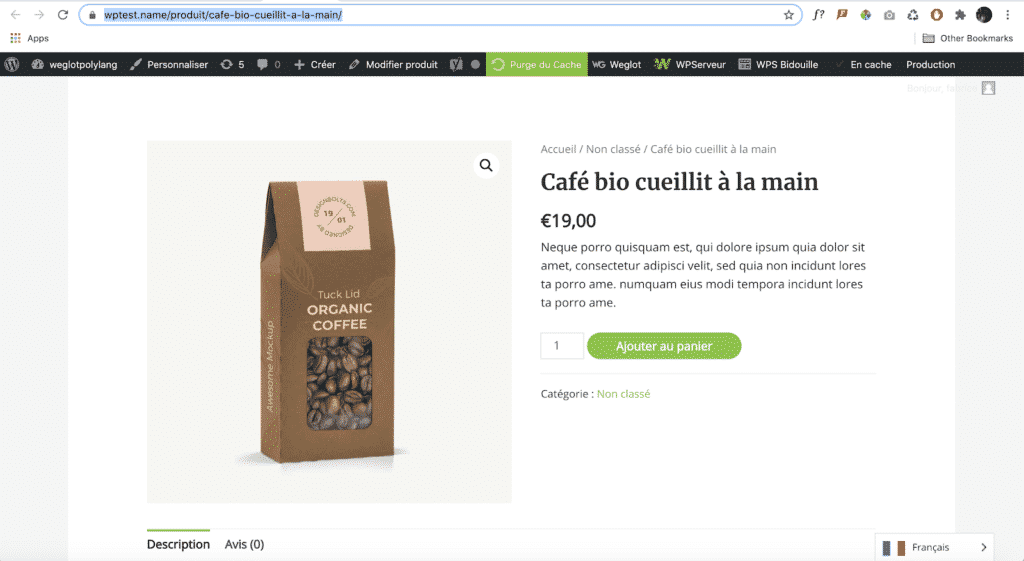 wpformation weglot tutoriel produit WooCommerce