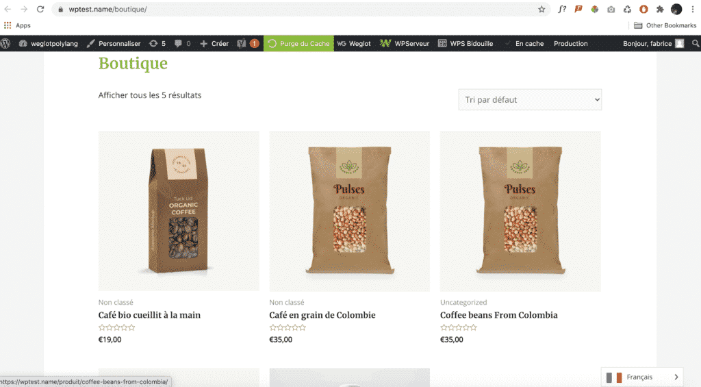 wpformation weglot tutoriel produit WooCommerce