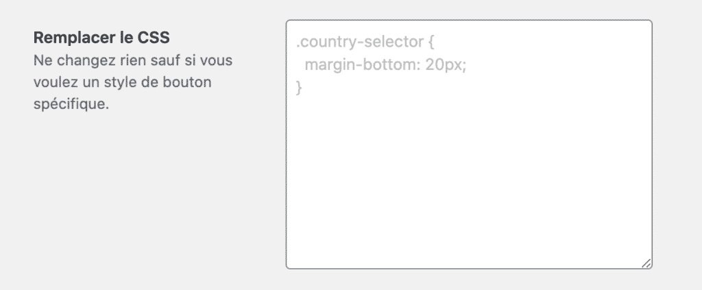 wpformation weglot tutoriel css