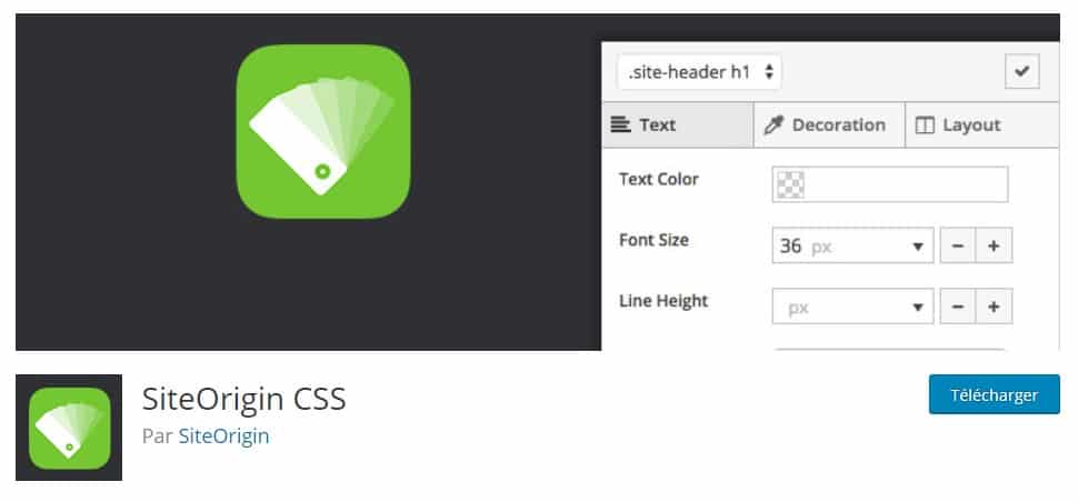Siteorigin Css
