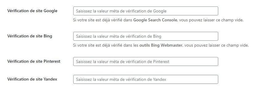 Ajouter Balise Google Search Console WordPress