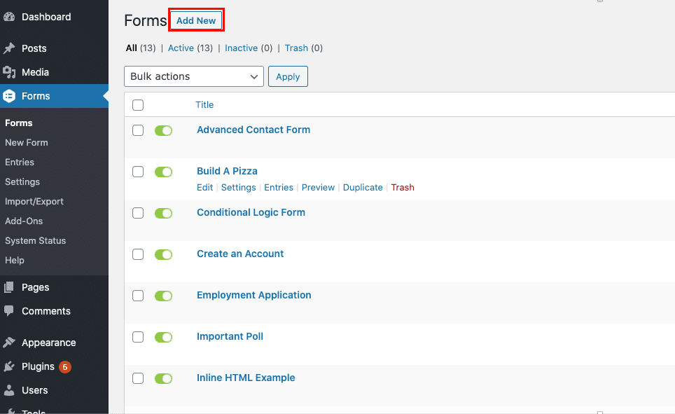 Tutorielwpformation Gravity Form18