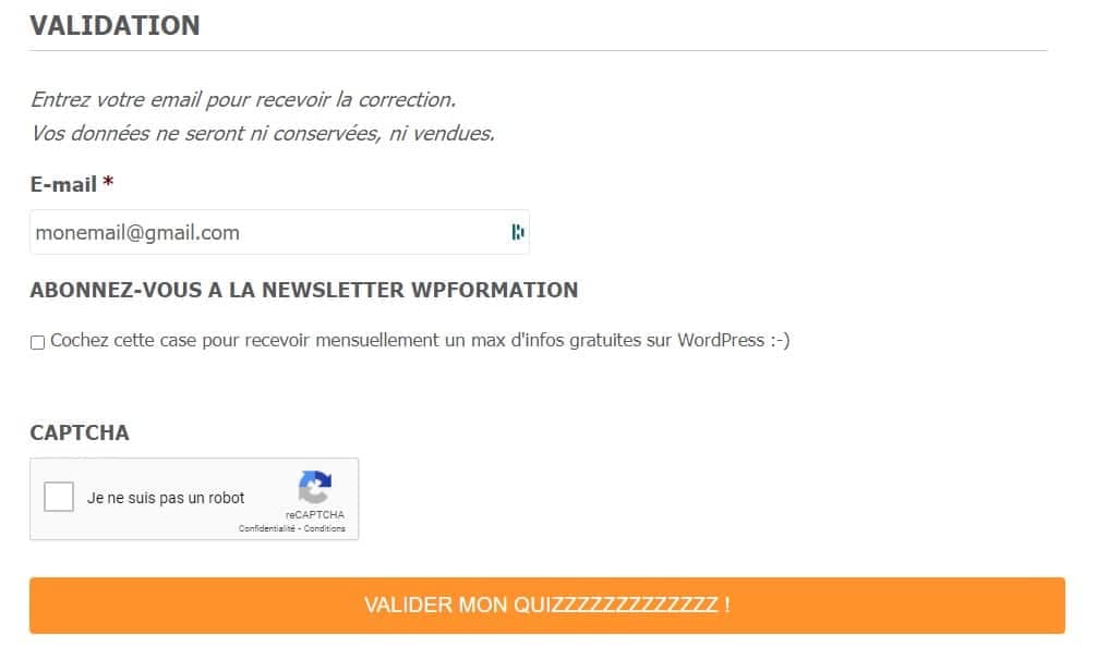 Newsletter Gavity Mailpoet