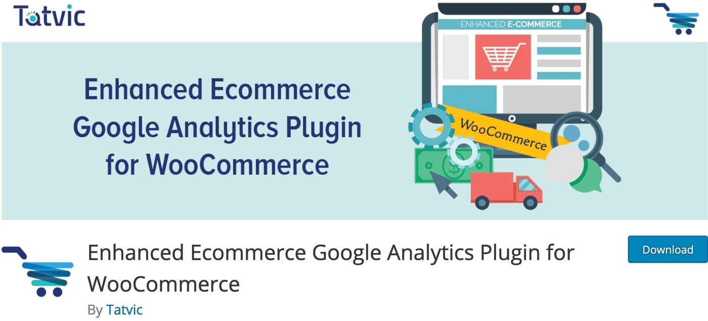 Enhanced Ecommerce Google Analytics Plugin for WooCommerce, Plugin Gratuit Woocommerce WordPress